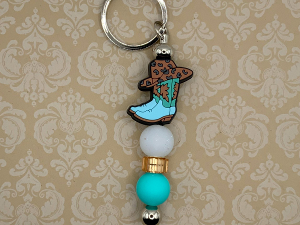 Cowgirl Boot Keychain