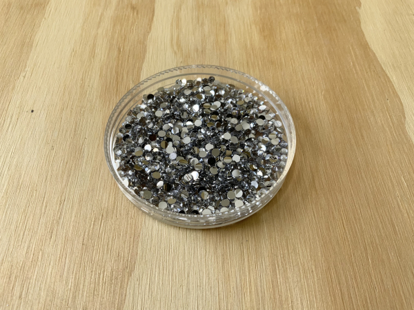 3mm or 4mm bling rhinestones, clear silver back rhinestones